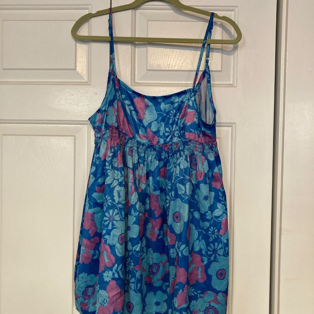 Free People Blue 70s Print Sundress